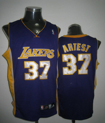 nba jerseys Los Angeles Lakers #37 Artest blue swingman