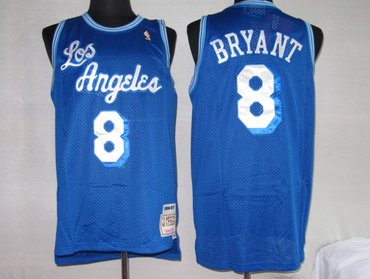 NBA Jersey Los Angeless Lakers 8# Bryant Blue(mitchellandness