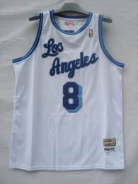 Los Angeles Lakers Kobe Bryant #8 White Throwback