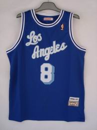 Los Angeles Lakers Kobe Bryant #8 Blue throwback