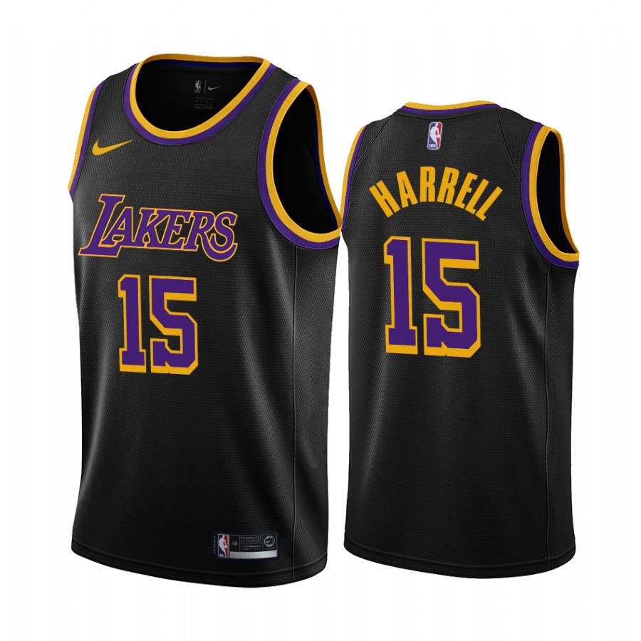 Los Angeles Lakers #15 Montrezl Harrell Black NBA Swingman 2020-21 Earned Edition Jersey