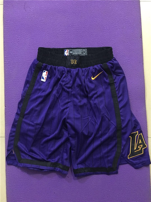 Lakers Purple City Edition Nike Swingman Shorts