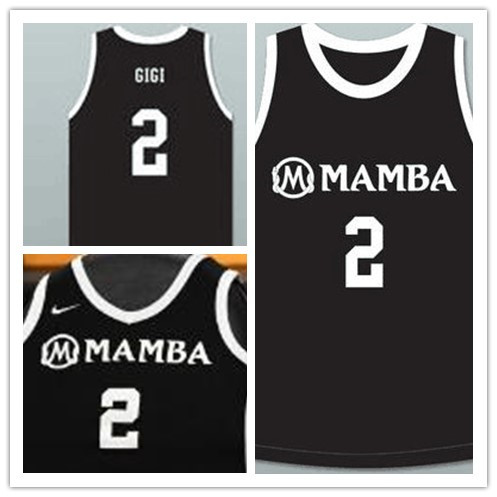 Mamba #2 Gigi Black Kobe Bryant Daughter Jersey