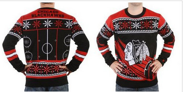 Chicago Blackhawks Men's NHL Ugly Sweater-1