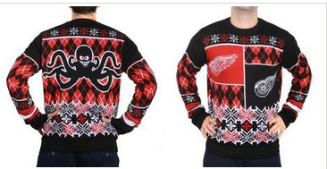 Detroit Red Wings Men's NHL Ugly Sweater-2