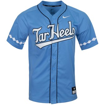 Custom North Carolina Tar Heels Royal College Baseball Jersey