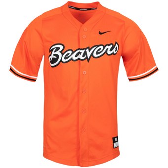 Custom Oregon State Beavers Orange College Baseball Jersey