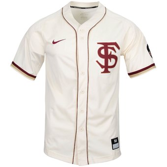 Custom Florida State Seminoles Tan College Baseball Jersey