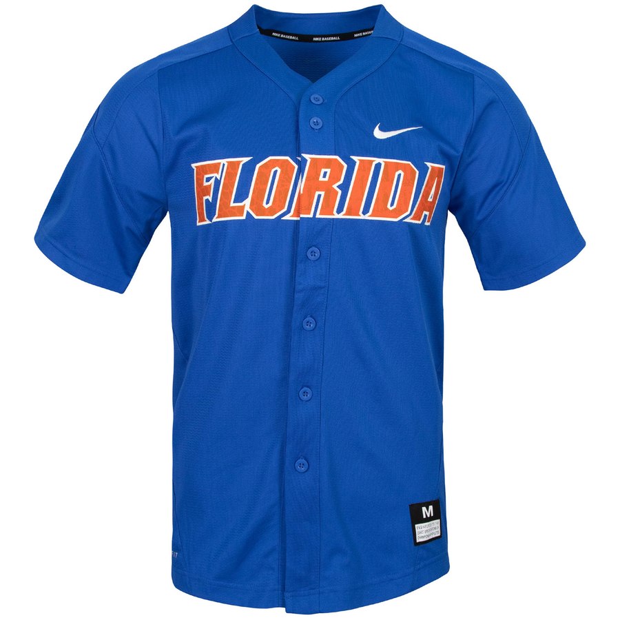 Custom Custom Florida Gators Royal College baseball Jersey