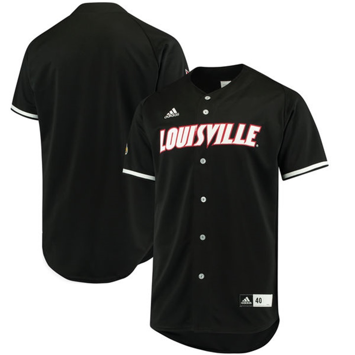 Custom Louisville Cardinals Black NCAA Baseball Jersey