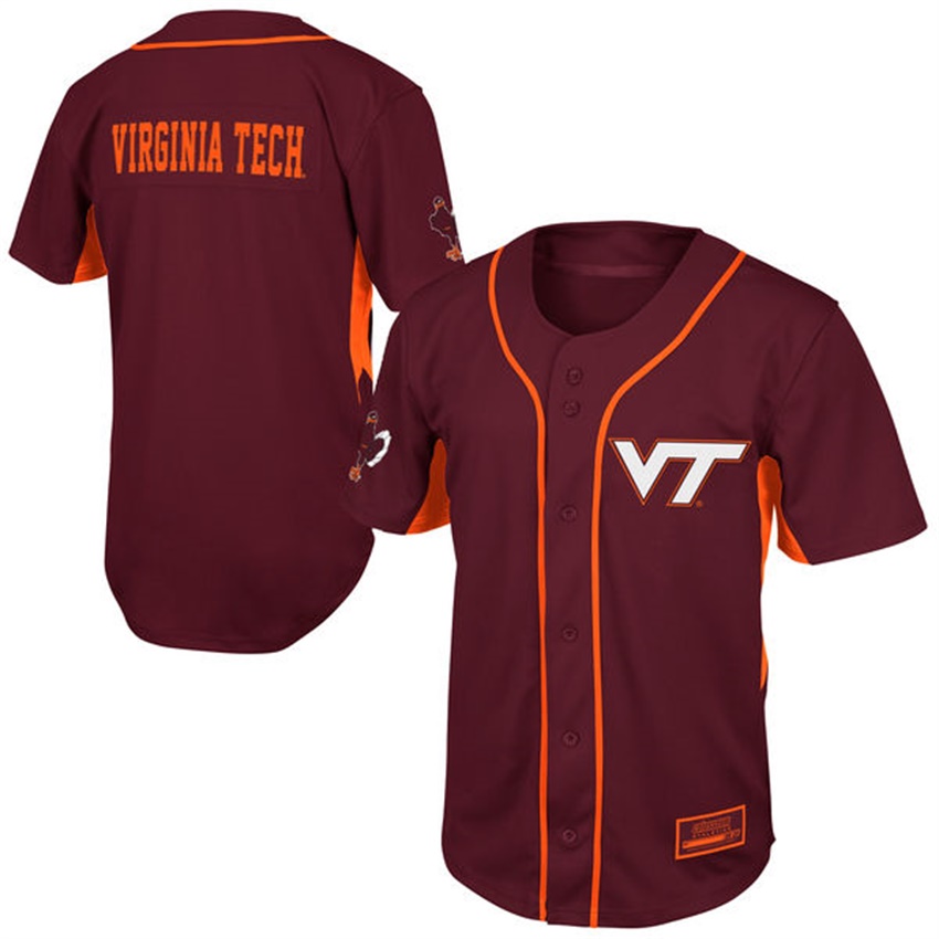 Custom Virginia Tech Hokies College Baseball Jersey