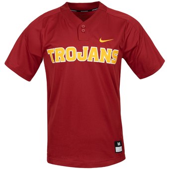 Custom USC Trojans Cardinal College Baseball Jersey