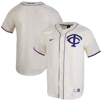 Custom TCU Horned Frogs white Vapor Baseball Jersey