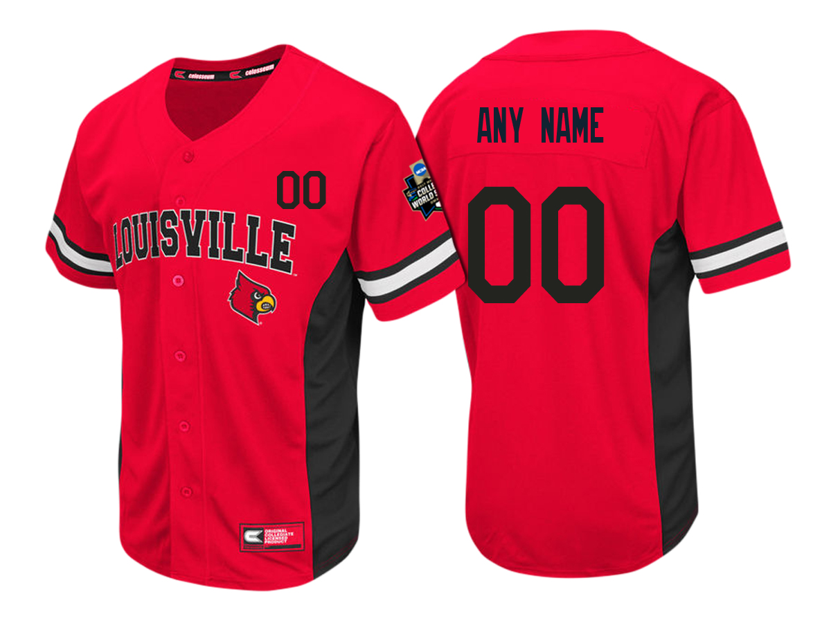 Custom Louisville Cardinals College Baseball Jersey