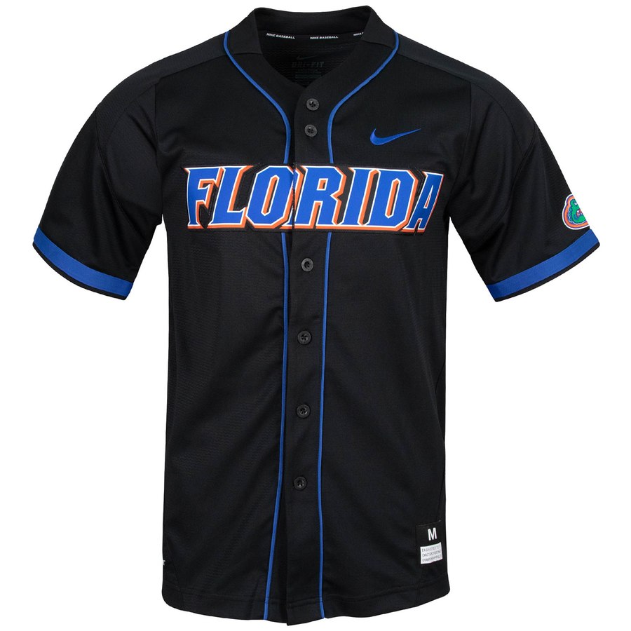 Custom Florida Gators black College baseball Jersey