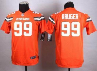 Youth Nike Browns #99 Paul Kruger Orange Alternate Stitched NFL New Elite Jersey