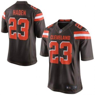 Youth Nike Browns #23 Joe Haden Brown Team Color Stitched NFL New Elite Jersey