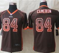 Youth Browns #84 Jordan Cameron Brown Team Color NFL Elite Drift Fashion Jersey