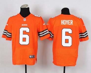 Youth NFL New Cleveland Browns #6 Brian Hoyer Orange Jersey