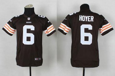 Youth NFL New Cleveland Browns #6 Brian Hoyer Brown Jersey