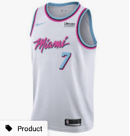 Nike Miami Heat #7 Goran Dragic White NBA Swingman Vice City Edition Jersey