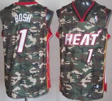 Miami Heat 1 Chris Bosh Camo Revolution 30 Swingman NBA Jerseys