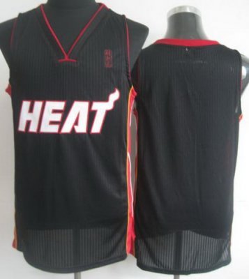 Miami Heat Blank Black Revolution 30 NBA Jerseys