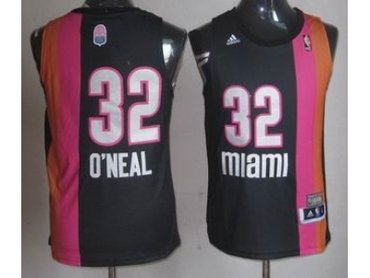 miami heat #32 o`neal black-orange(2012 new)(miami)