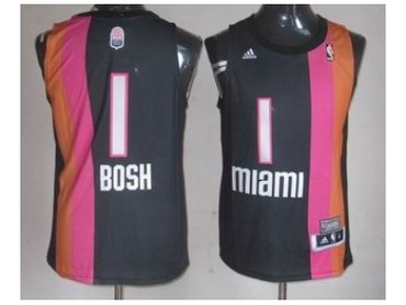 miami heat #1 bosh black-orange(2012 new)(miami)