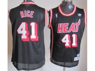 nba miami heat #41 rice black(m&n)