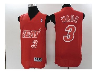 nba miami heat #3 wade red(2012 latin nights)