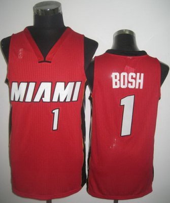 Miami Heat 1 Chris Bosh Red Revolution 30 NBA Jerseys