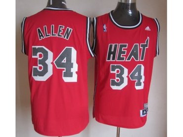 NBA miami heat #34 allen red jerseys(m&n)