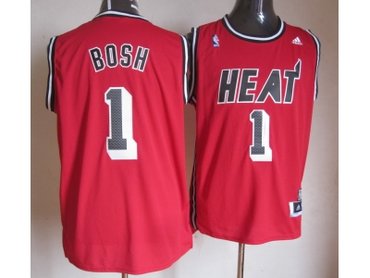 nba miami heat #1 bosh red jerseys(m&n)