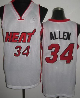 Miami Heat #34 Ray Allen White Revolution 30 NBA Jerseys