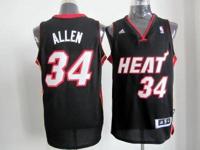 nba miami heat #34 allen black(revolution 30 swingman)