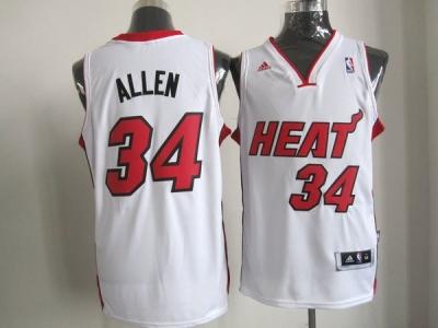 nba miami heat #34 allen white(revolution 30 swingman