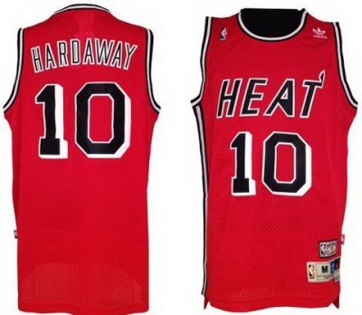 Miami Heat 10# Tim Hardaway Soul Swingman Red NBA Jerseys