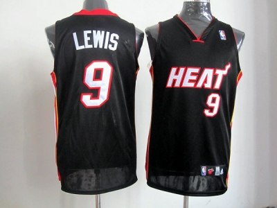 nba miami heat #9 lewis black jerseys