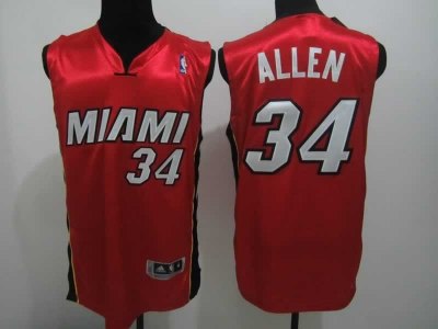 nba miami heat #34 allen red