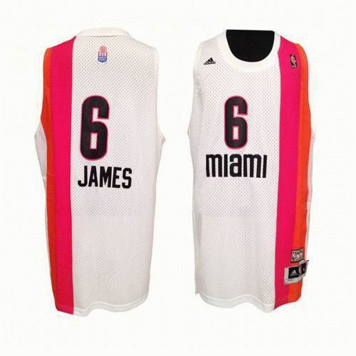 miami floridians 6 LeBron James aba hardwood classic swingman jersey