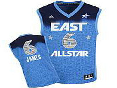 Miami Heat 6 LeBron James All-Star 2012 Eastern Blue jerseys