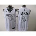 nba miami heat #6 james white[swingman full white]