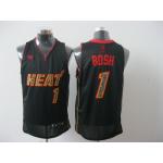 nba miami heat #1 bosh black