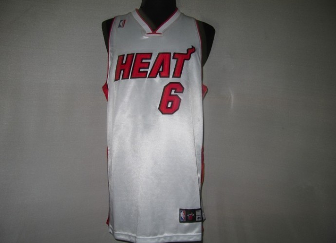 NBA Jerseys Minmi Heat 6 James White