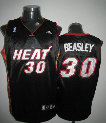 nba jerseys Miami Heat Beasley #30 black jersey