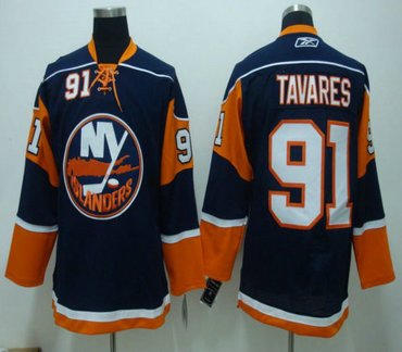 NHL Jerseys Channel Islands #91 TAVARES blue