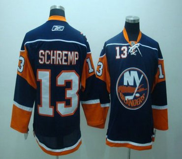 NHL Jerseys Channel Islands #13 SCHREMP blue