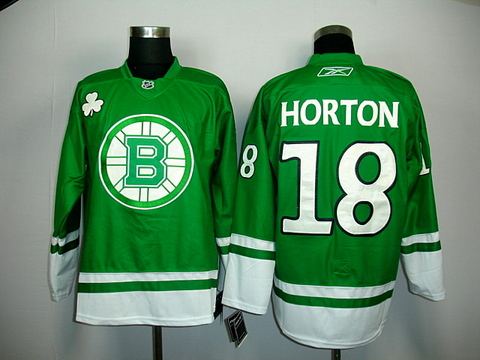 st partys day nhl boston bruins 18 horton green jerseys