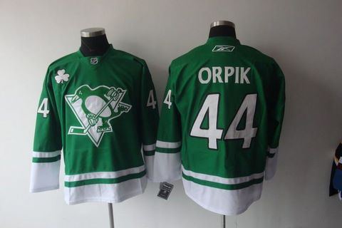 st partys day nhl pittsburgh penguins 44 orpik green